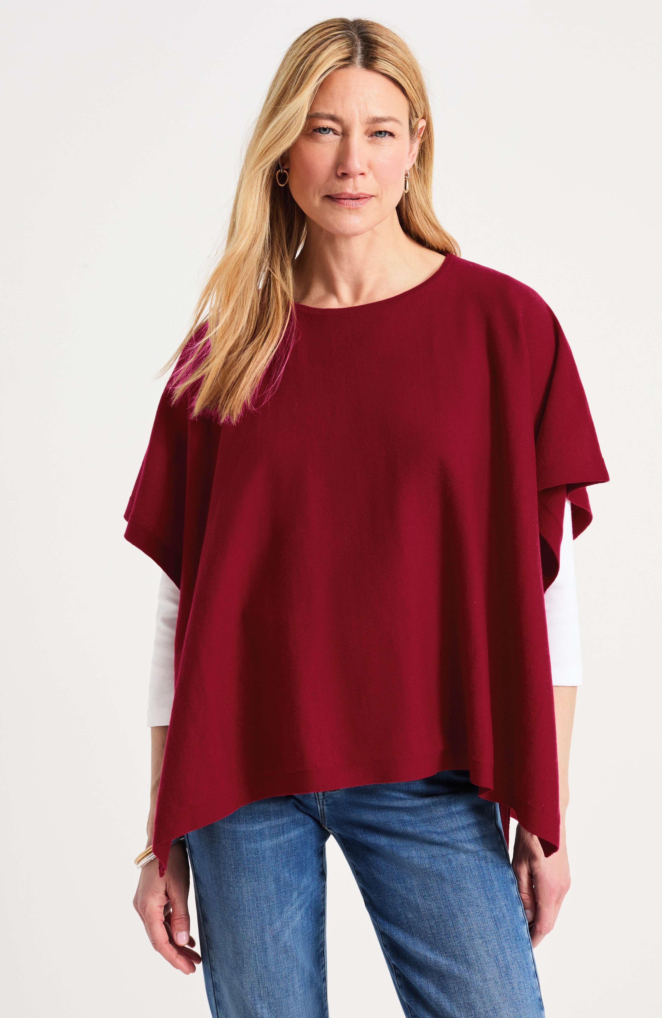 Popover Side-Tie Poncho