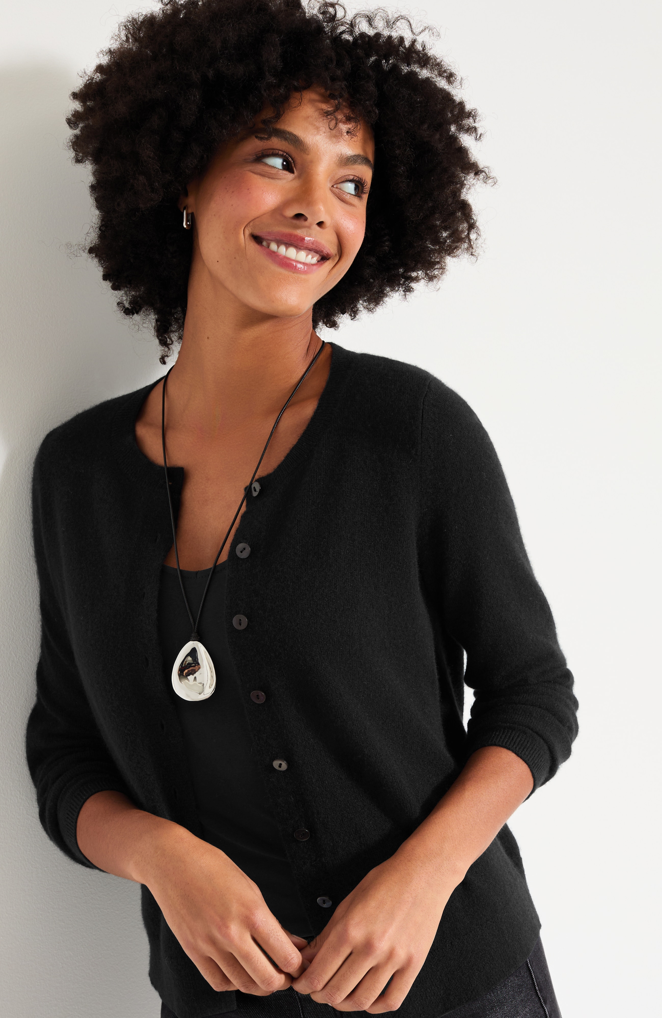 Pure Jill Cashmere Cardigan
