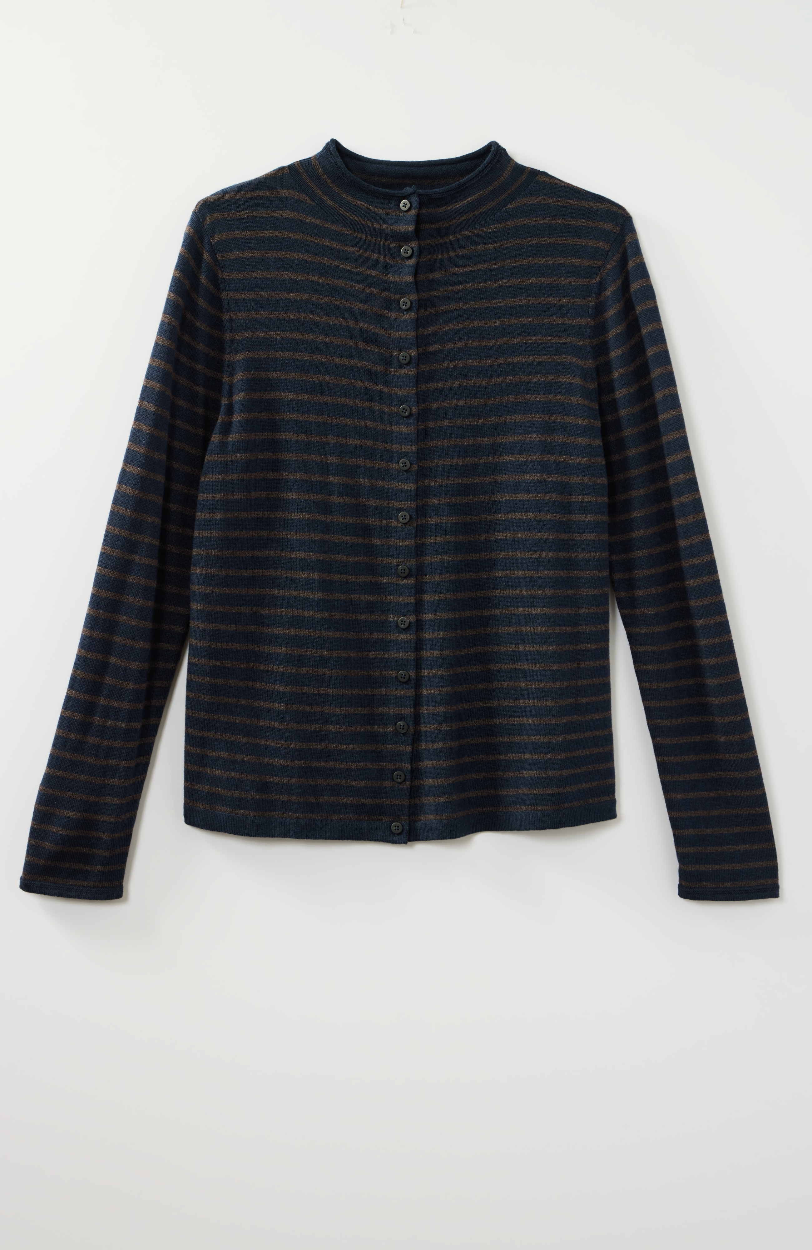 Funnel-Neck Cardi
