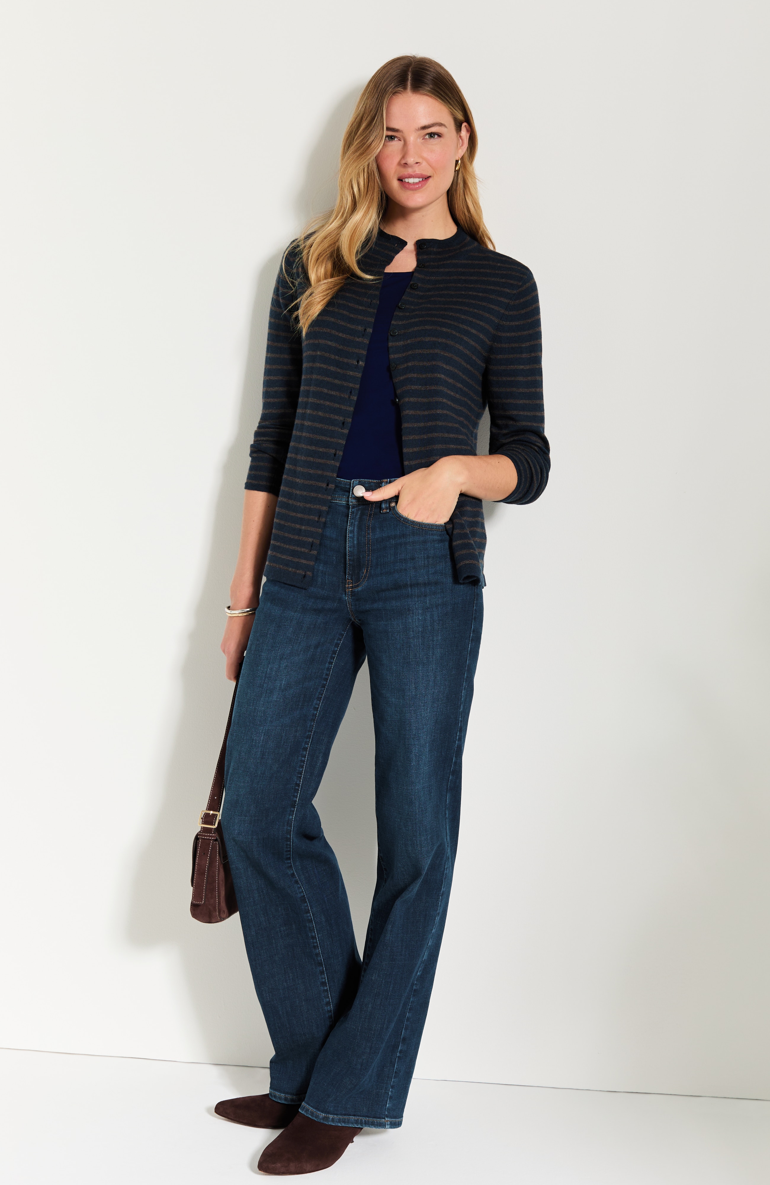 Funnel-Neck Cardi
