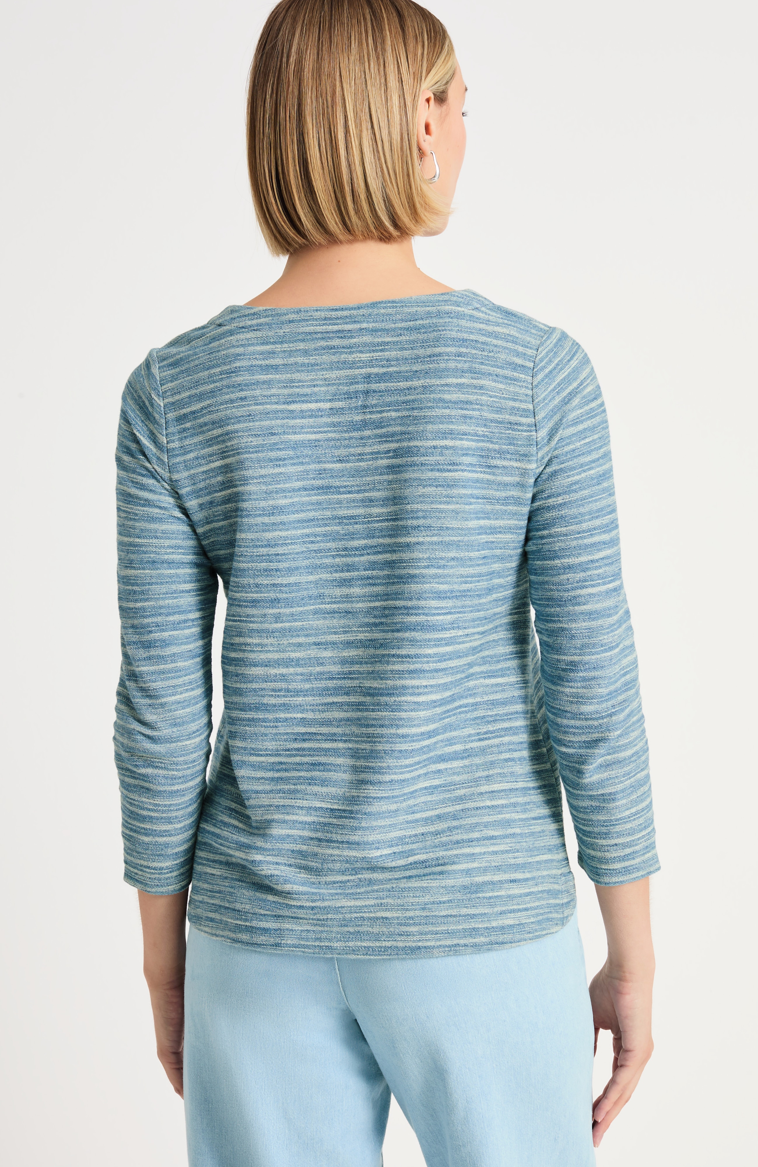 Pure Jill Space-Dyed Knit Top