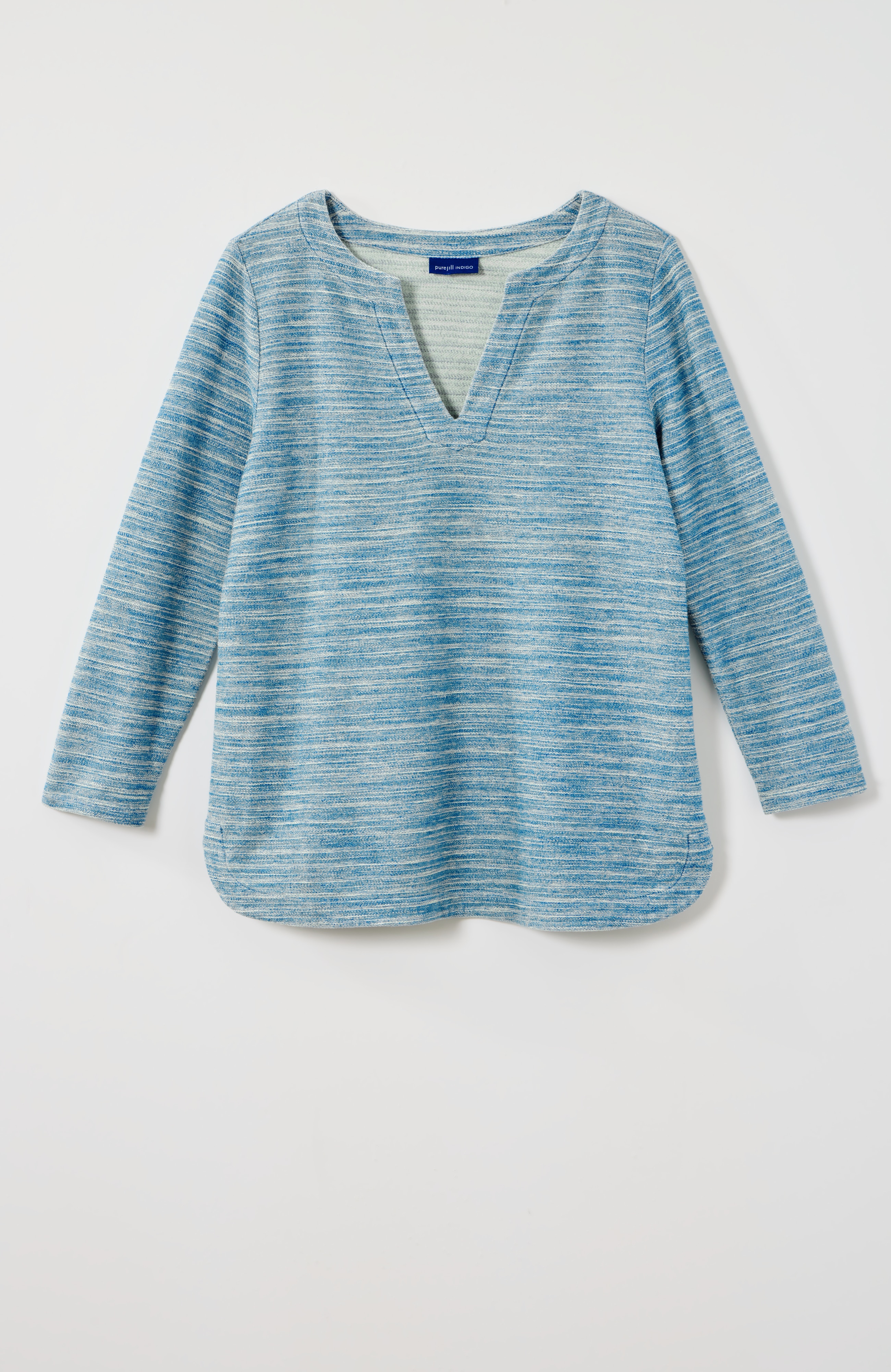 Pure Jill Space-Dyed Knit Top
