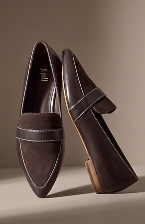 Image for Brielle Suede & Leather Flats