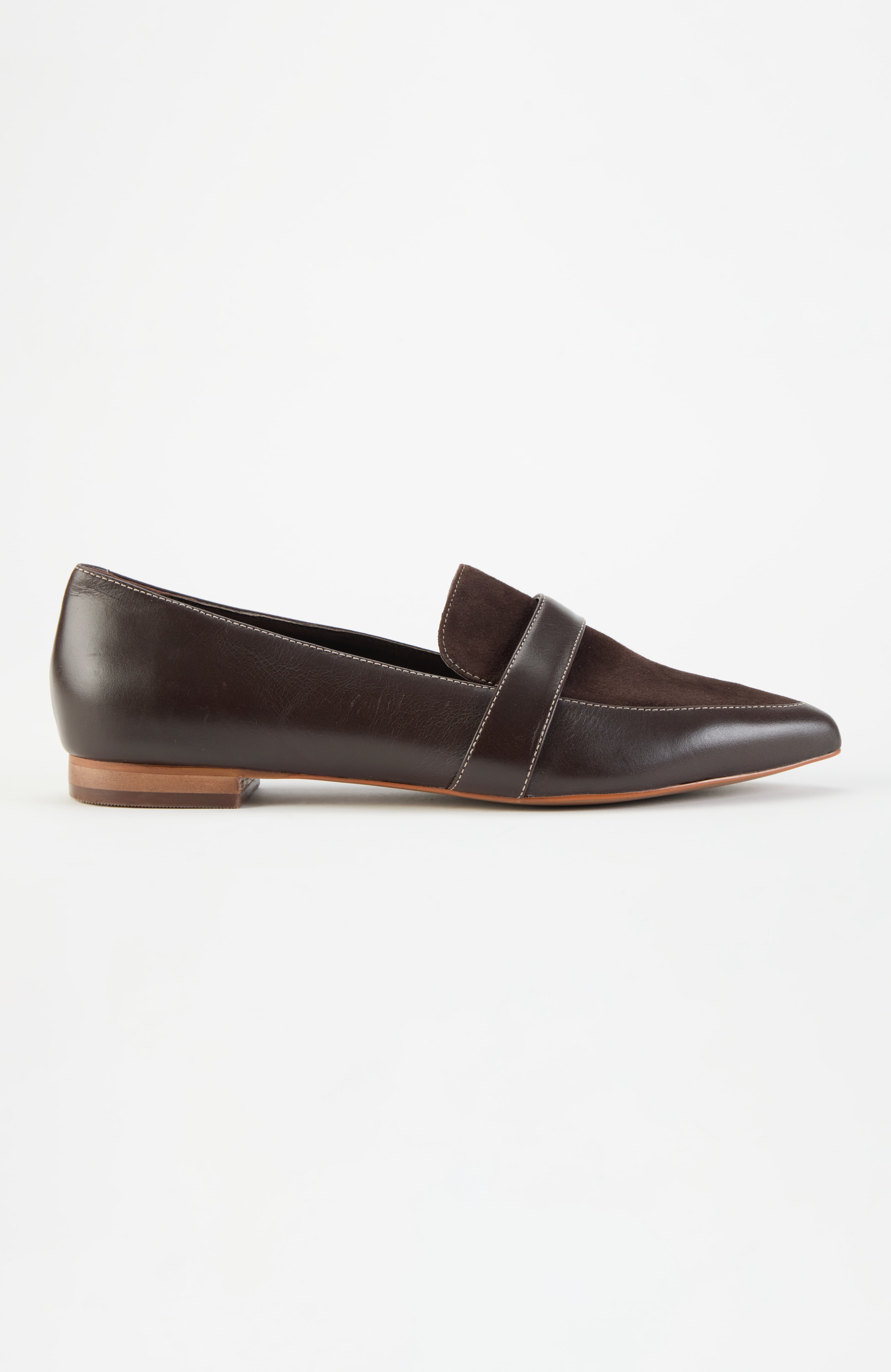 Brielle Suede & Leather Flats