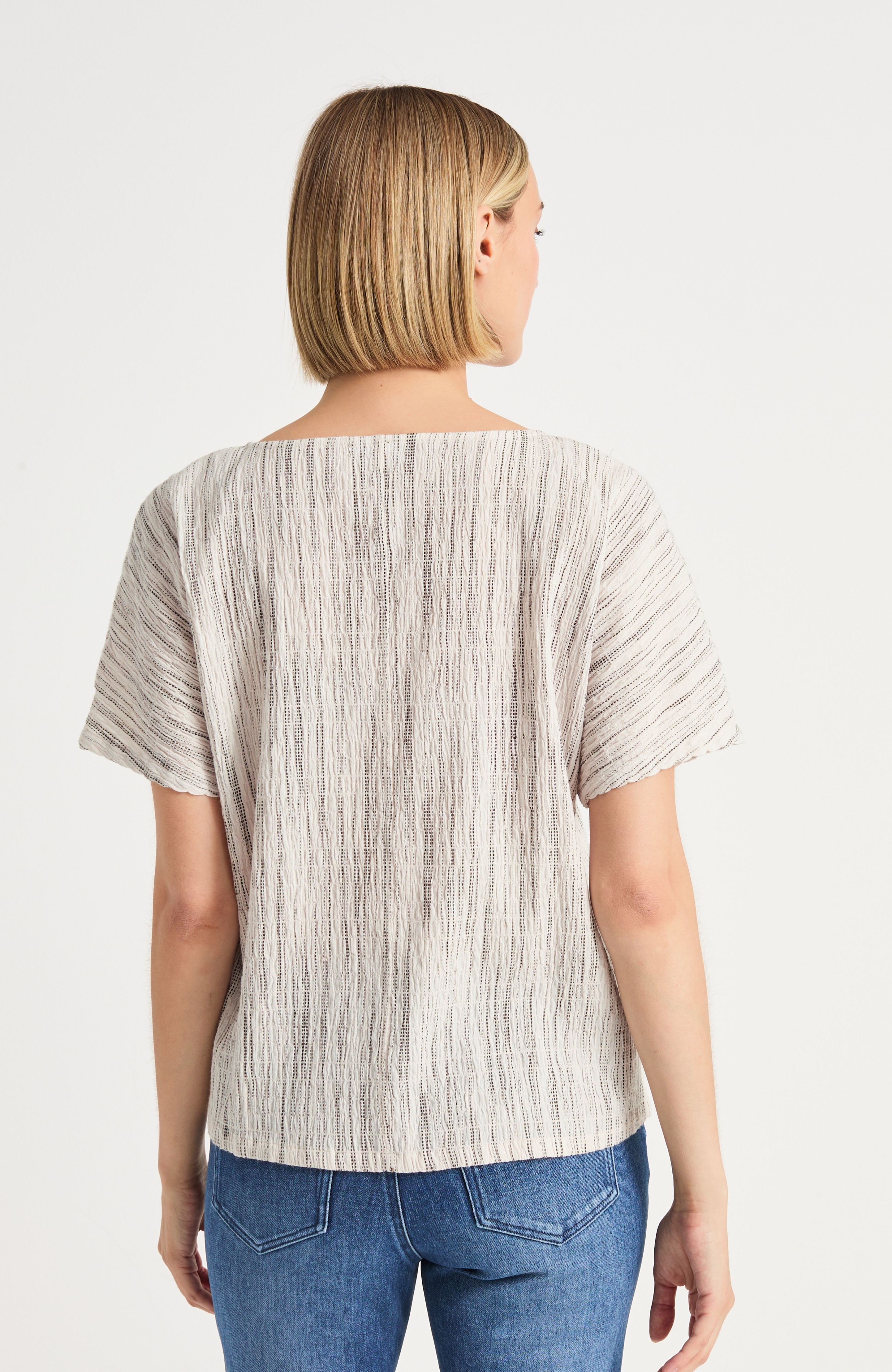 Pure Jill Dolman Crinkle Top
