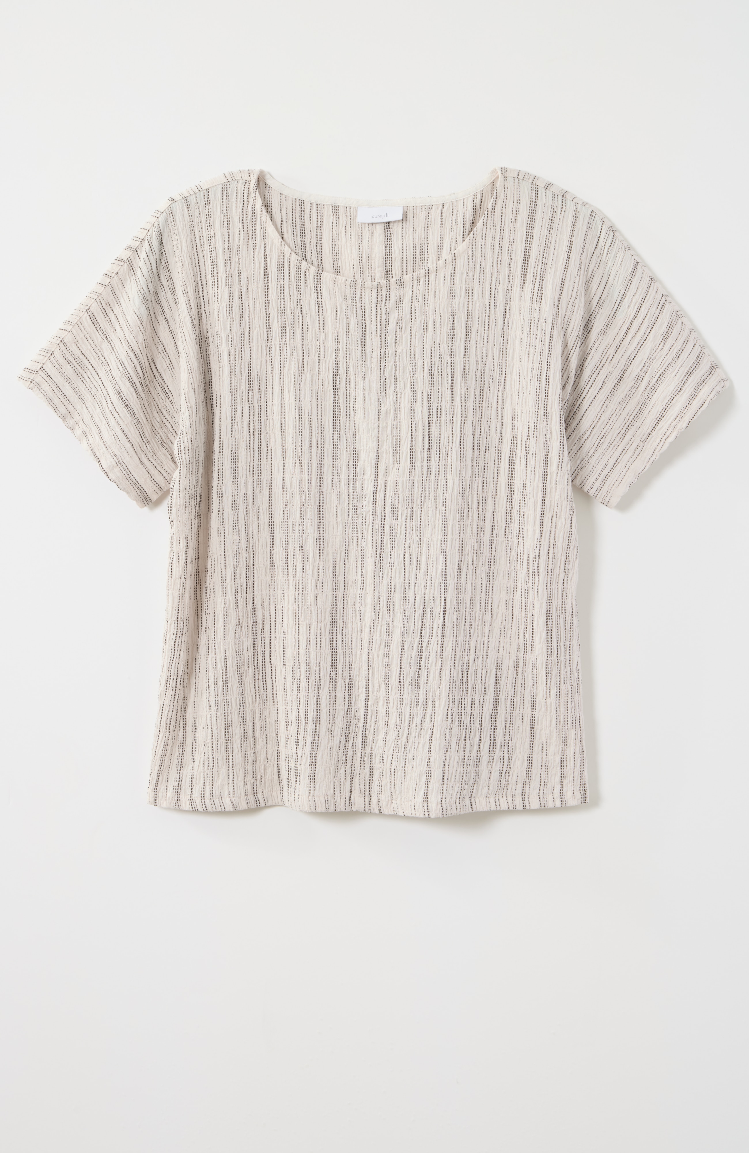 Pure Jill Dolman Crinkle Top