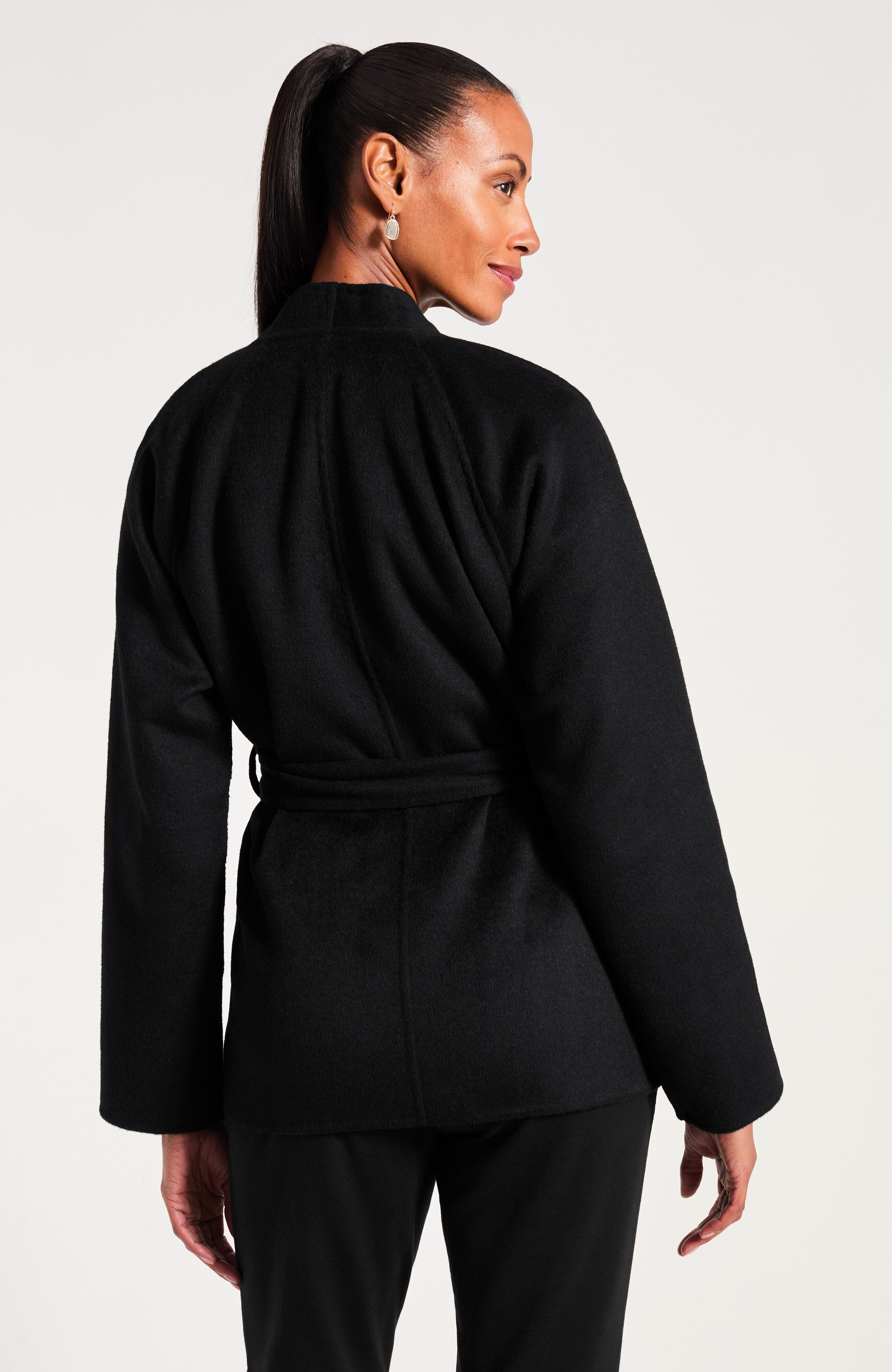 Pure Jill Wool-Blend Belted Jacket | JJill
