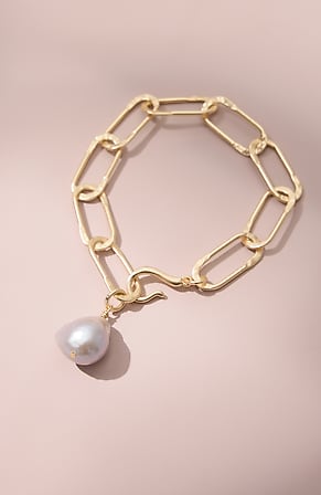 Image for Cultured Freshwater Pearl Chain Bracelet
