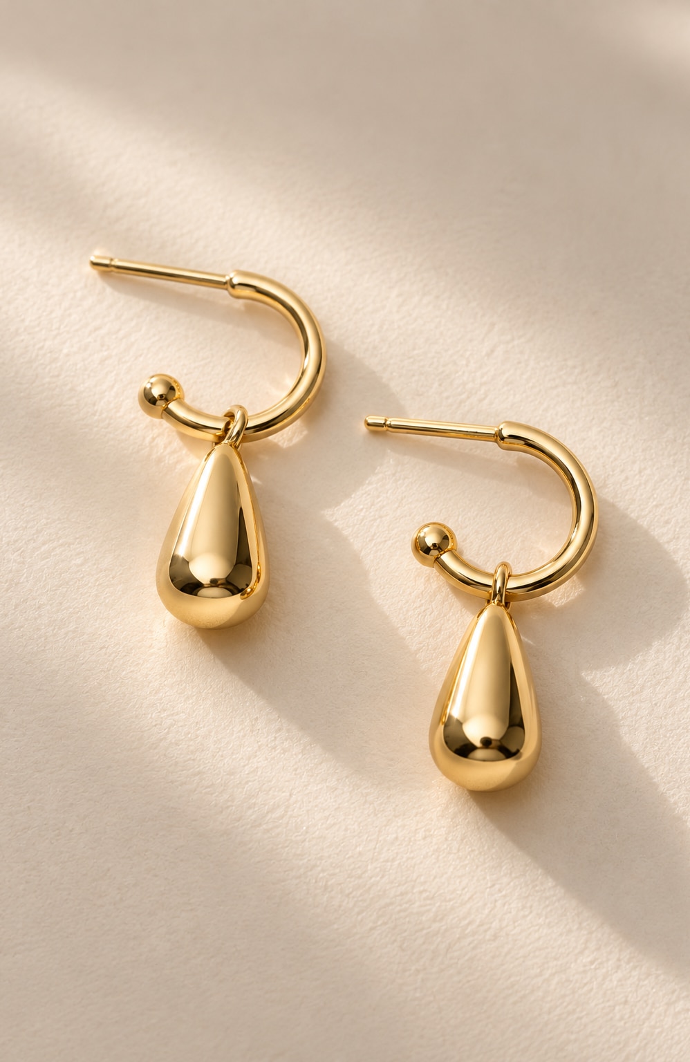 Demi-Fine Teardrop Earrings