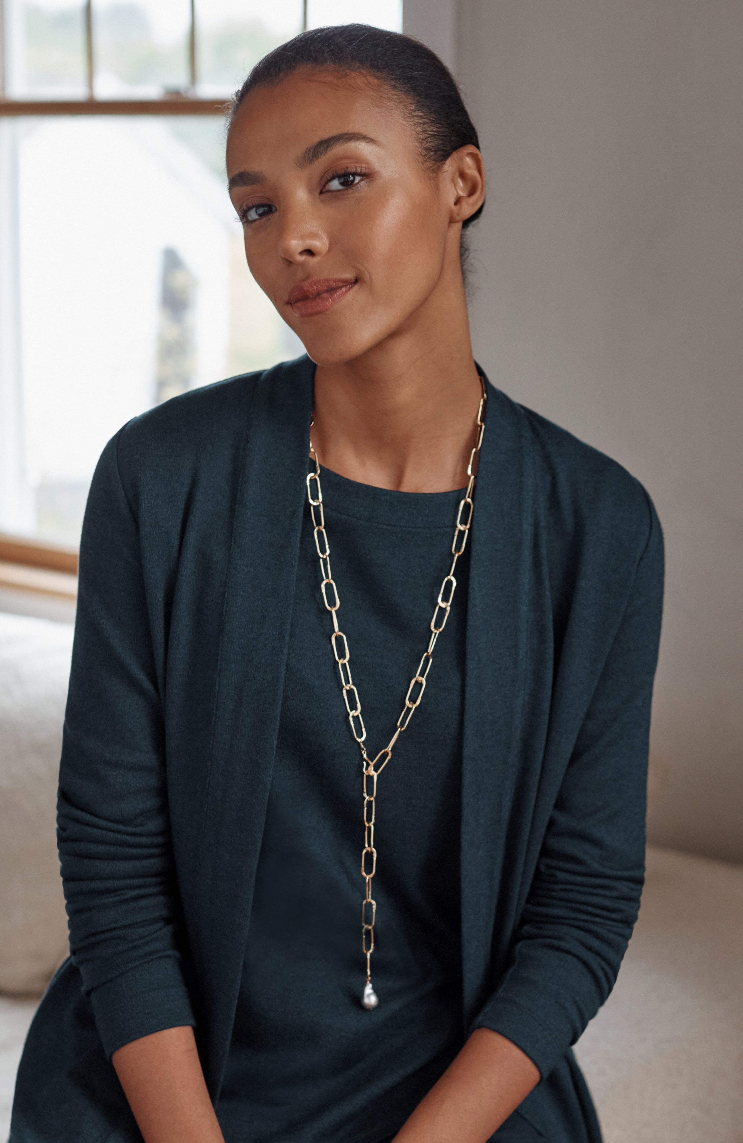 Convertible Freshwater Pearl Chain Necklace | J.Jill