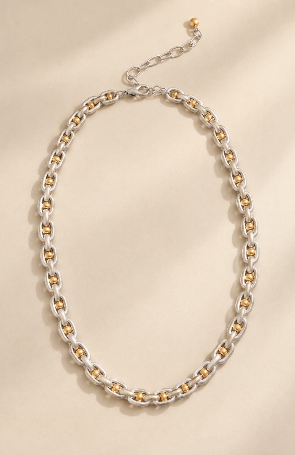 Mixed-Metal Chain Necklace | JJill