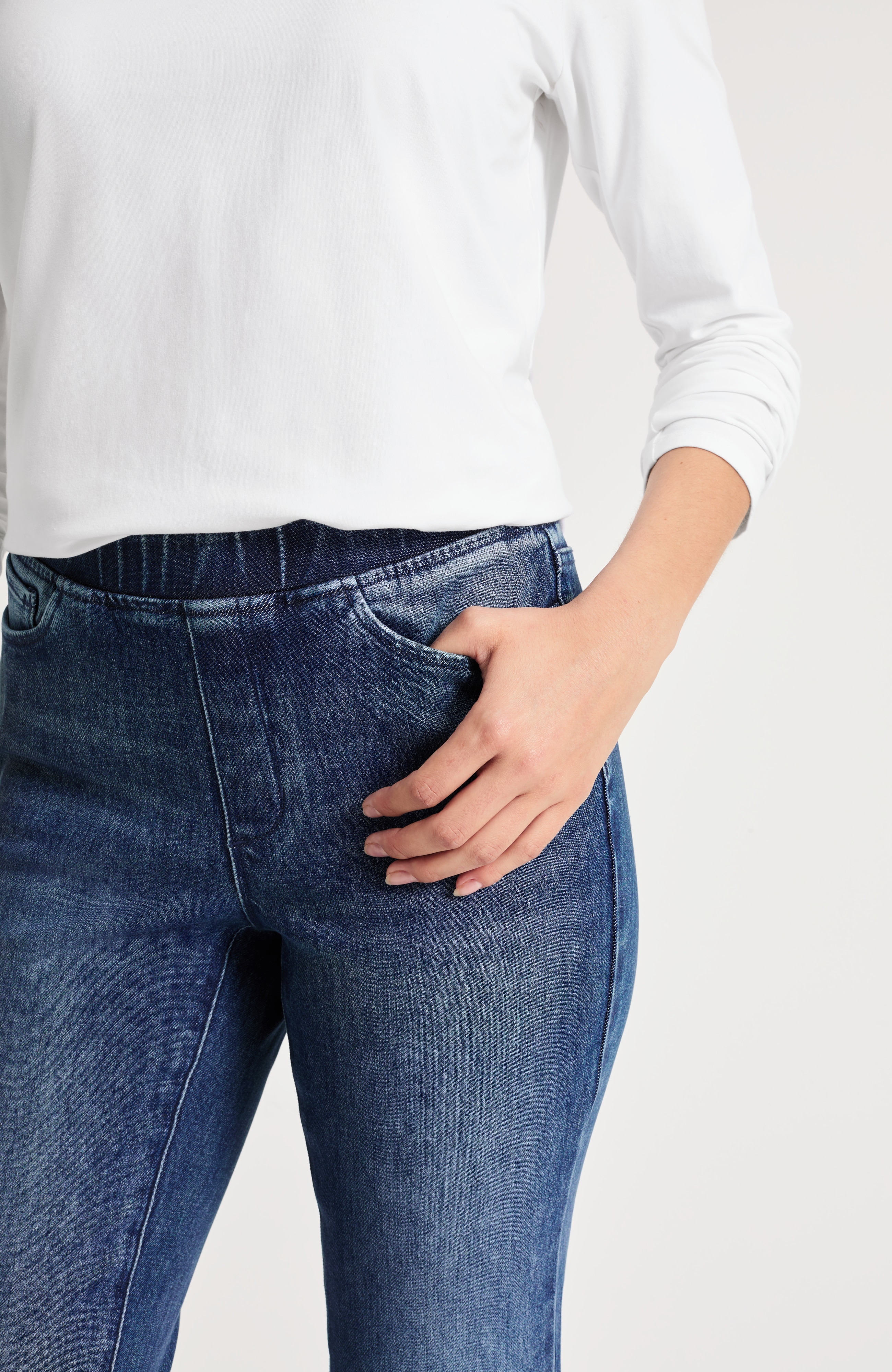 Pure Jill Bi-Stretch Denim 5-Pocket Jean