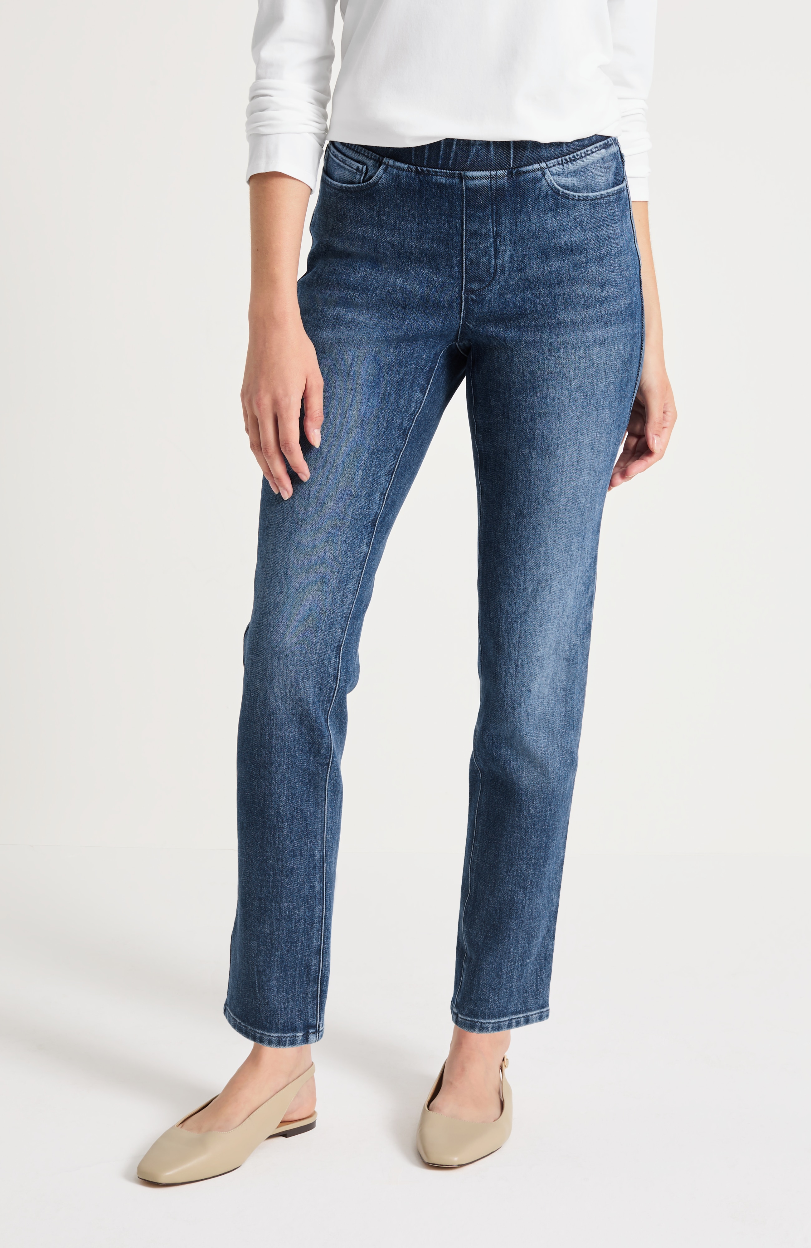 Pure Jill Bi-Stretch Denim 5-Pocket Jean