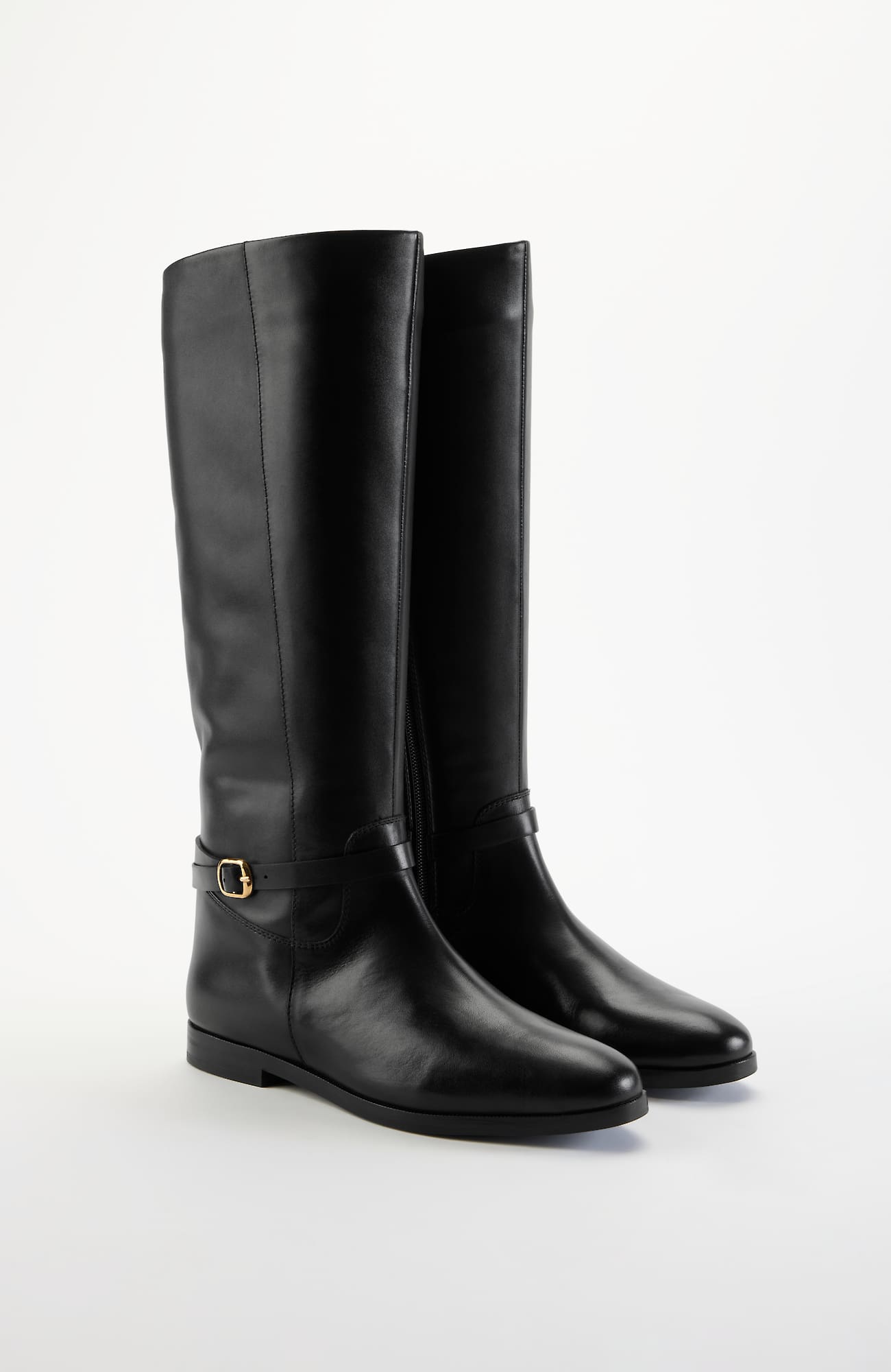 Women's Penny Belted Riding Boots (Black) (Size: 7.5) J. Jill
