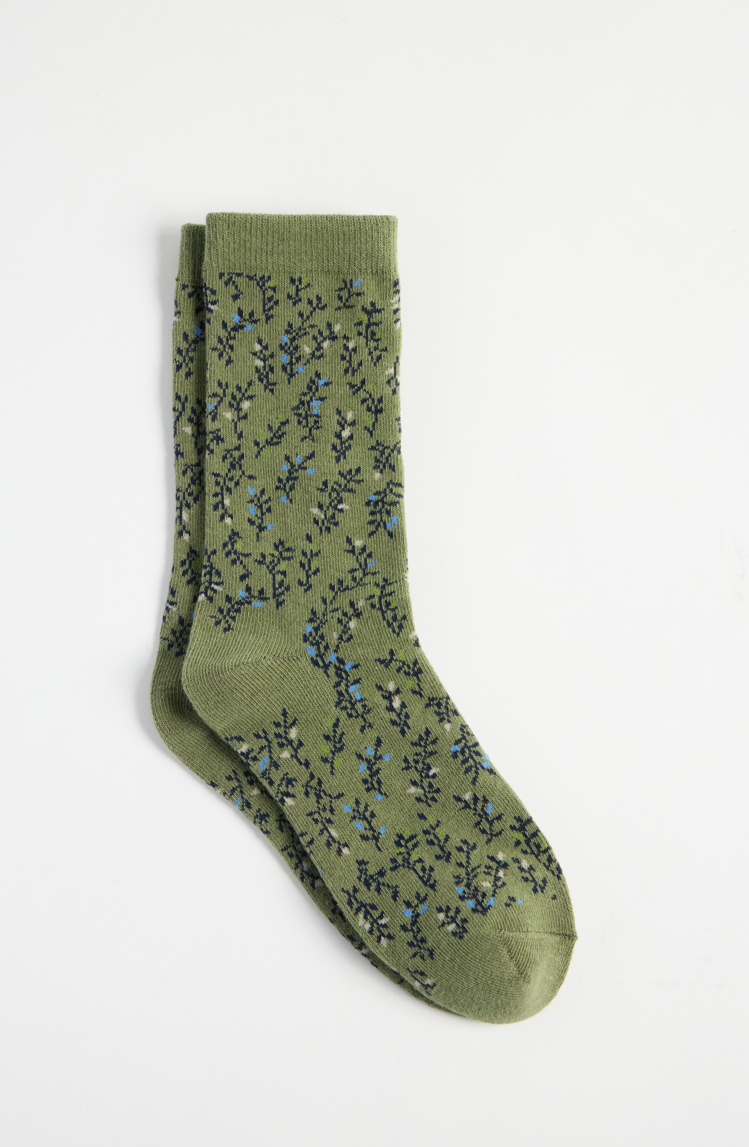 Primary view of the foliage confetti crew socks