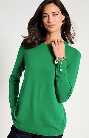 Image for Cotton Cashmere Crew Neck