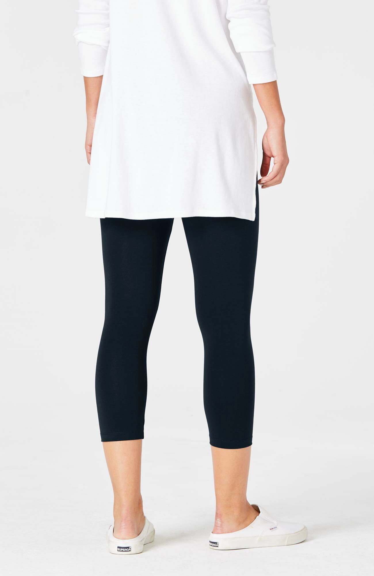 women's white capri leggings